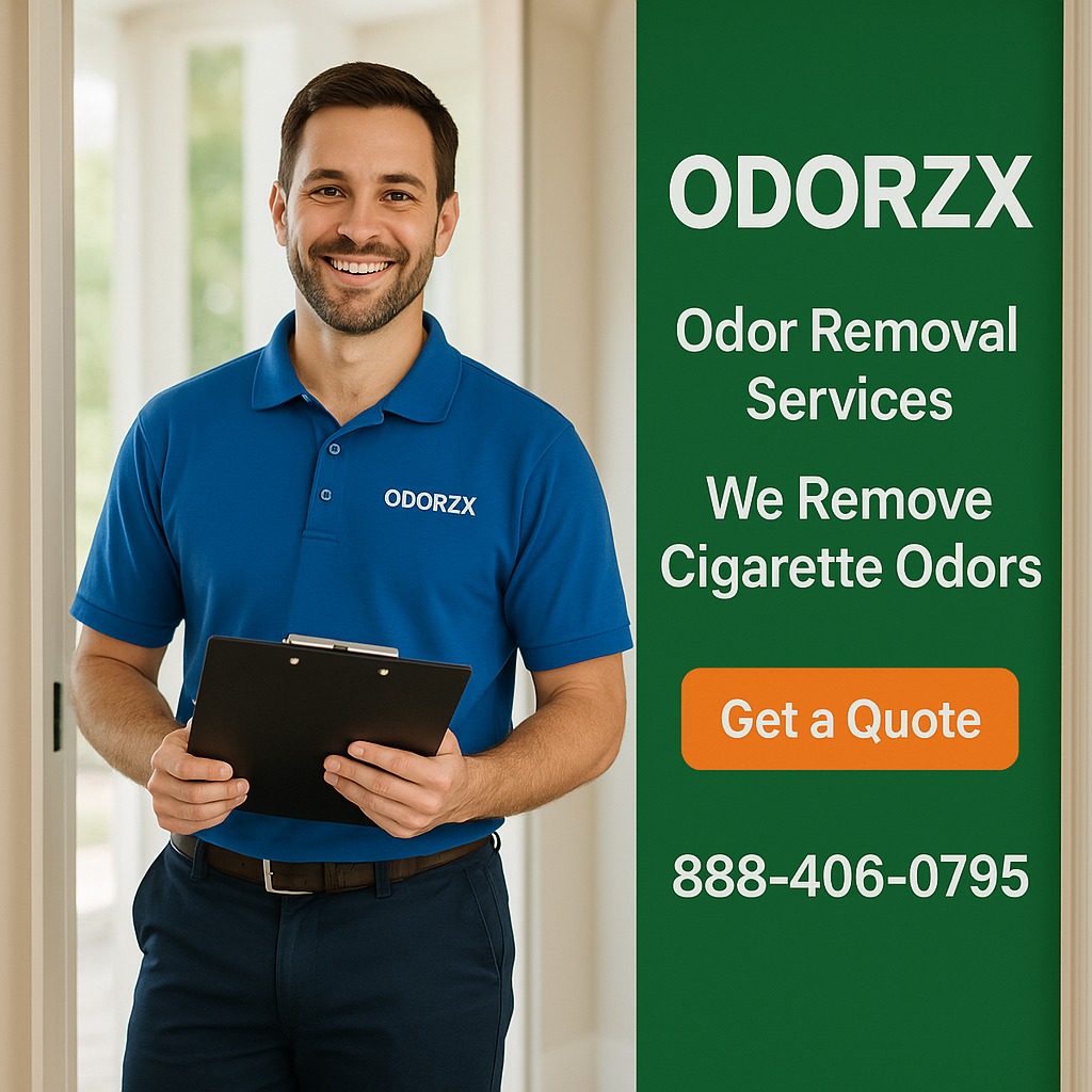 We remove cigarette odors Lucerne Valley Odor Removal Services