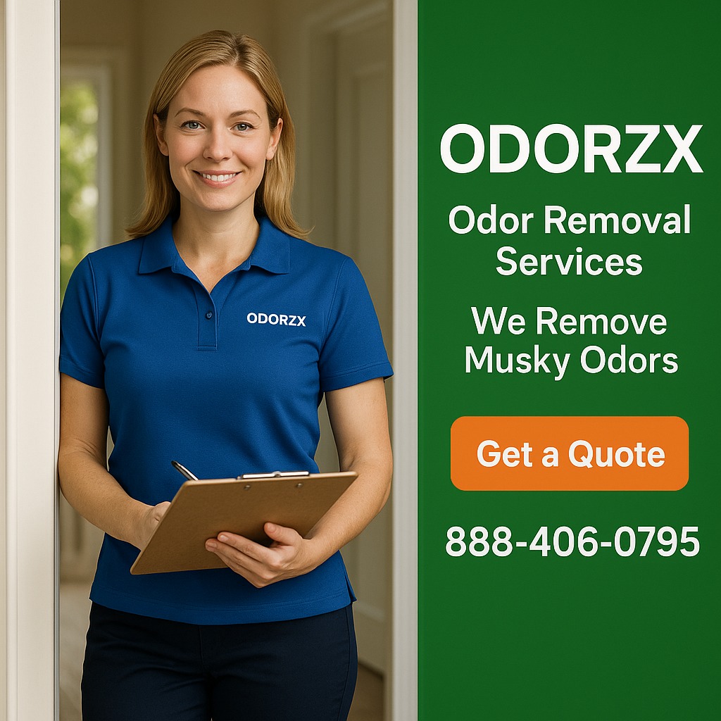 We remove musky odors Musty Odor Removal Service