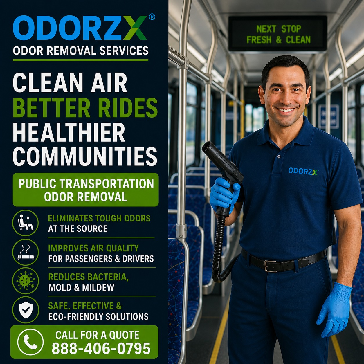 Public Transportation Odor Removal Services